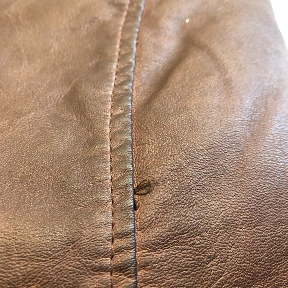 Sebby Whiskey Brown Faux Leather NWT Jacket - Picture 3 of 4